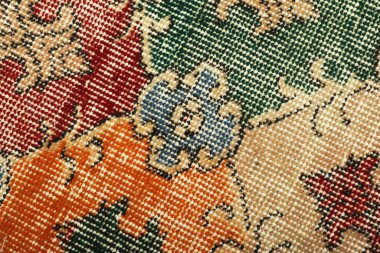 El yapımı, dekoratif Türk halısı 