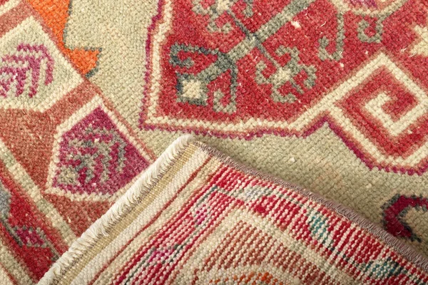 Stock image Textures and patterns in color from woven carpets