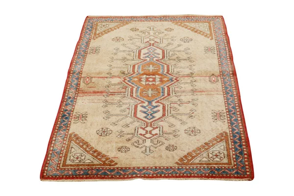 stock image hand-woven, decorative wool Turkish carpet