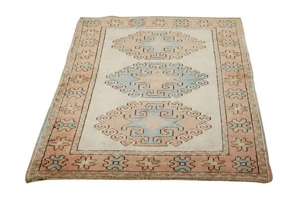 Handgeweven Decoratieve Wol Turks Tapijt — Stockfoto