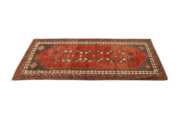 Handgeweven Decoratieve Wol Turks Tapijt — Stockfoto