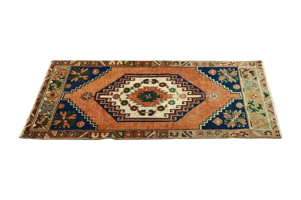 stock image hand-woven, decorative wool Turkish carpet