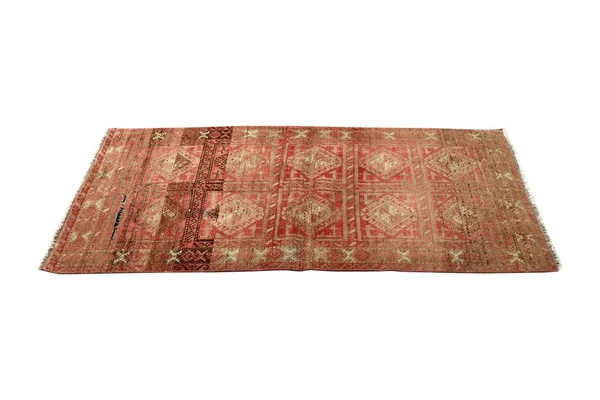 Hand Woven Decorative Wool Turkish Carpet Stock Photo