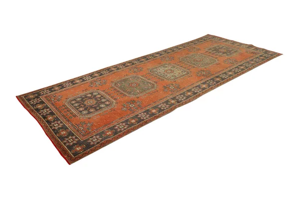 Hand Woven Decorative Wool Turkish Carpet — Stock Photo, Image