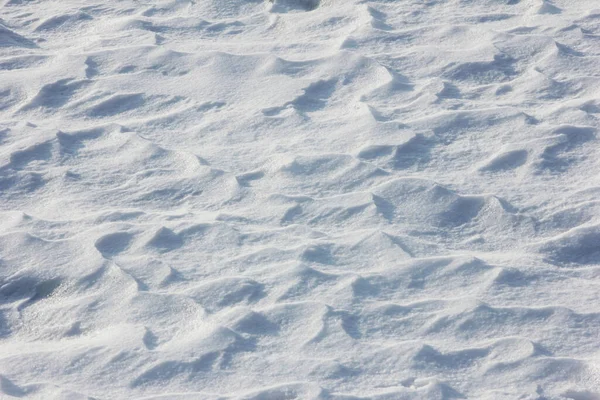 Verse Schone Witte Sneeuw Achtergrond Textuur — Stockfoto