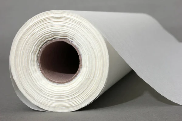 Papirhåndkle Hvit Bakgrunn – stockfoto