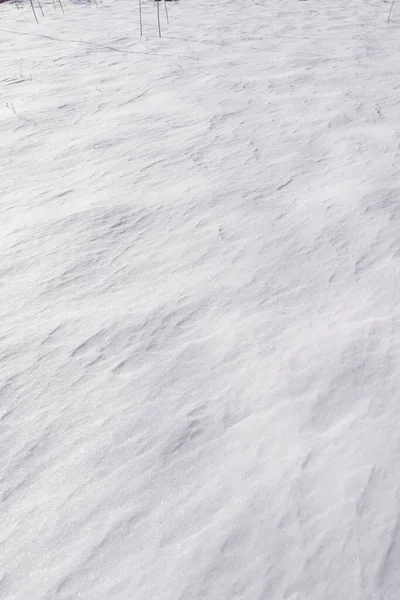 Muster Auf Dem Schnee Hintergrund Textur — Stockfoto