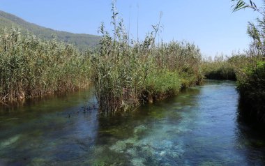 Azmak Nehri, Akyaka, Mugla, Türkiye