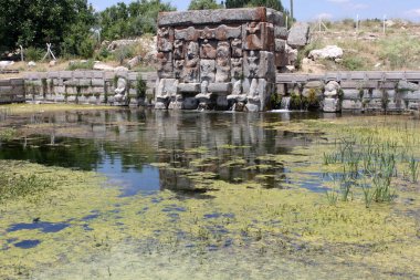 Hitit anıtı. Eflatun Pinar. Türkiye.