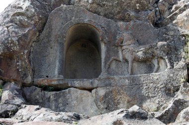 Beysehir Fasillar Village Atlkaya Relief (Lukyanus Monument) clipart