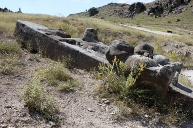 Hittite monument Fasillar Beysehir Turkey clipart