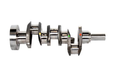 Engine Crankshaft on a white background clipart