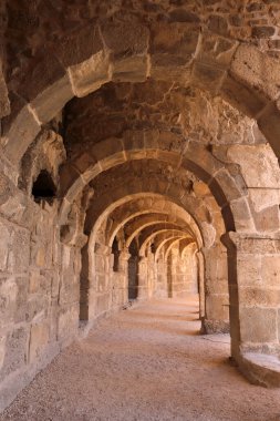 Aspendos, Hindi. İkinci yüzyıl Roma tiyatrosu