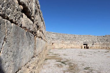 Antalya 'nın Perge kentindeki eski stadyum..