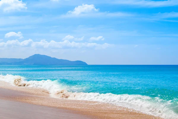 Beautiful Landscape Indian Ocean Coast Sandy Beach Island Phuket Thailand — Stock Photo, Image