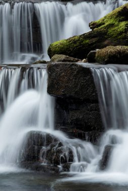 Beautiful landscape image of Scaleber Force waterfall in Yorkshire Dales National Pakr in England