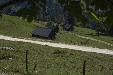 Antik Alp kulübesi, tirol, Avusturya