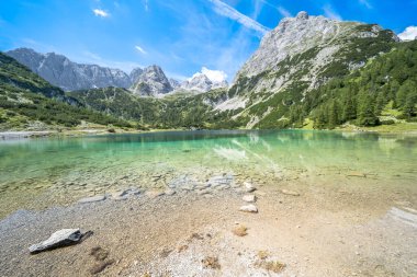 Seebensee Gölü ve Dragonkopf Tepesi, Ehrwald, Avusturya