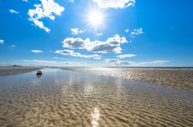 North Sea beach in Sankt Peter Ording, Germany