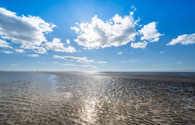 North Sea beach in Sankt Peter Ording, Germany