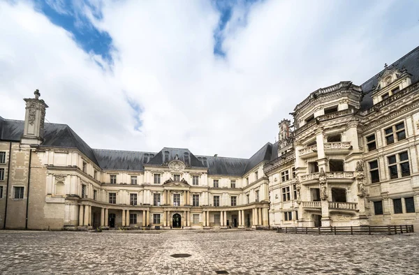 Berömt Medeltida Slott Chateau Royal Blois Frankrike — Stockfoto