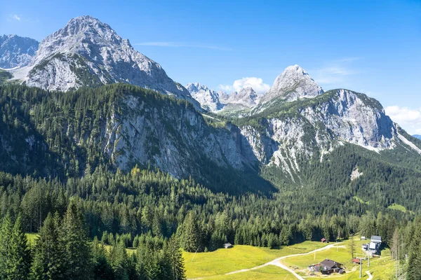 Vista Macizo Zugspitze Alemania — Foto de Stock
