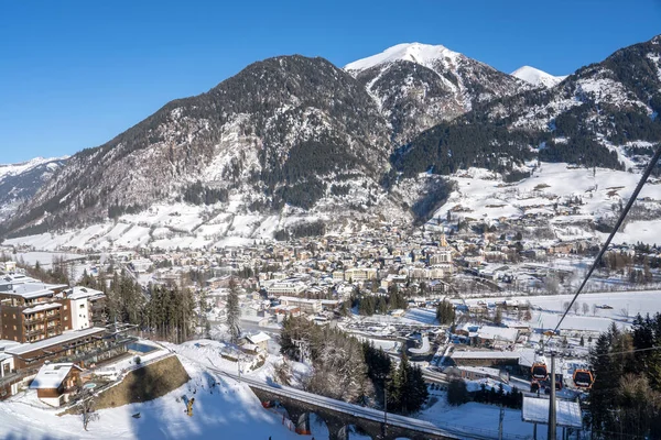 Estación Esquí Montaña Bad Hofgastein Invierno Austria —  Fotos de Stock
