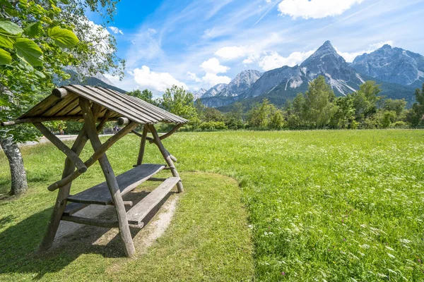 View Zugspitze Germany — Stockfoto