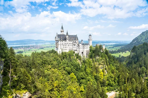 Zamek Neuschwanstein Bawarii Niemcy — Zdjęcie stockowe