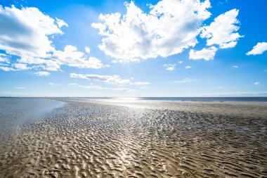 North Sea beach in Sankt Peter Ording, Germany