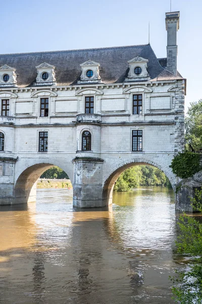 Famous Medieval Castle Chateau Chenonceau France — стоковое фото