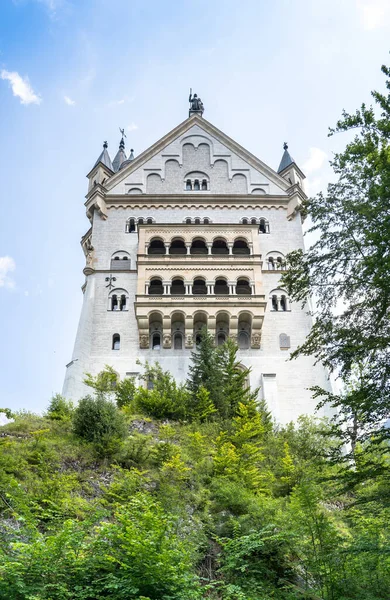 Château Neuschwanstein Renommée Mondiale Bavière Allemagne — Photo
