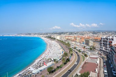 Nice 'deki Fransız Rivierası (Cote d' Azur)