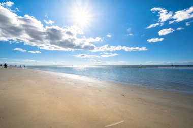 North Sea beach in Sankt Peter Ording, Germany