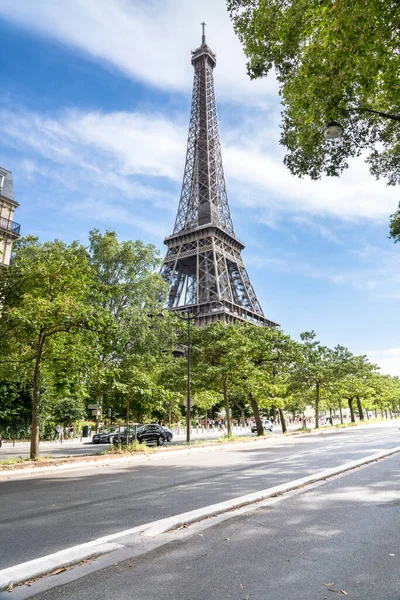 Eiffeltornet Sommaren Paris Frankrike — Stockfoto