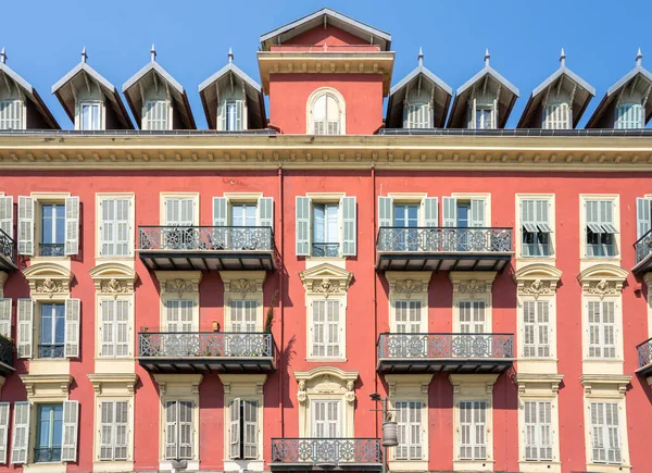 Historiska Byggnader Staden Nice Frankrike — Stockfoto