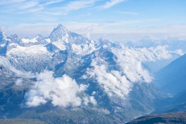 Beautiful Alpine Panorama View Matterhorn Switzerland — Stok fotoğraf