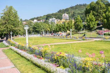 Kurort Marinske Lazne 'deki ana park, Çek Cumhuriyeti