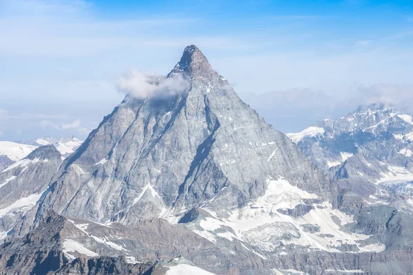 Hermosa Vista Panorámica Alpina Desde Matterhorn Suiza —  Fotos de Stock