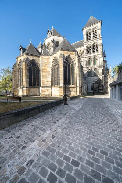 프랑스어 Catheastale Saint Etienne Chalons 프랑스 샹파뉴에 가톨릭 교회이다 — 스톡 사진