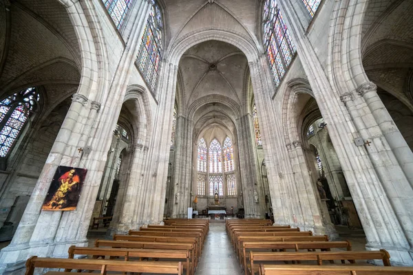 Famosa Basílica Saint Urbain Troyes França — Fotografia de Stock