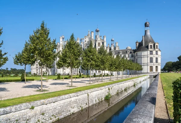 Beroemd Middeleeuws Kasteel Chateau Chambord Frankrijk — Stockfoto