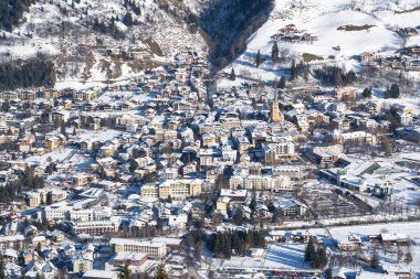 Dağlar kayak merkezi Bad Hofgastein, Avusturya