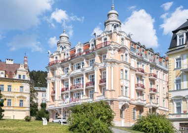 Çek Cumhuriyeti Marianske Lazne 'deki lüks sağlık merkezi otelleri