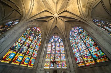 Famous Eglise Sainte-Madeleine from 13th century, Troyes, France