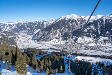 Dağlar kayak merkezi Bad Hofgastein, Avusturya