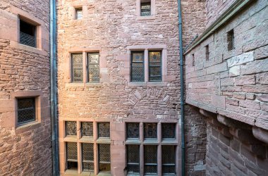 Chateau du Haut-Koenigsbourg in the Vosges mountains, Alsace, France