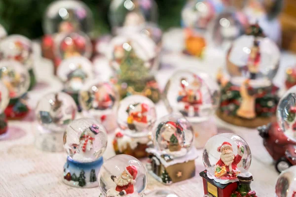Nice Christmas Decorations Market — Stock Photo, Image