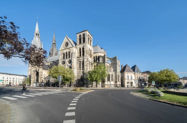Notre Dame Vaux Roman Catholic Church Located Chalons Champagne France — стоковое фото