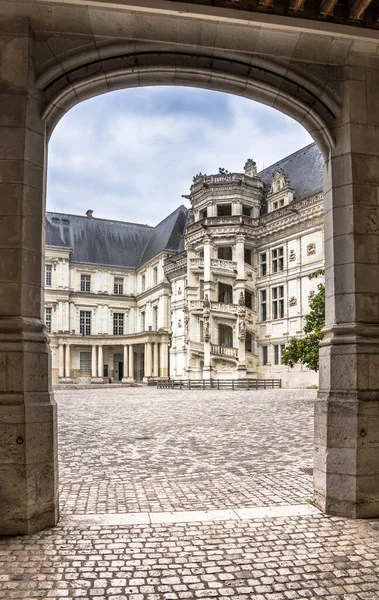 Castillo Medieval Famoso Chateau Royal Blois Francia — Foto de Stock